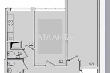 2-rooms apartment apartment by the address st. Zhemchuzhnaya (area 60 m²) - Atlanta.ua - photo 50