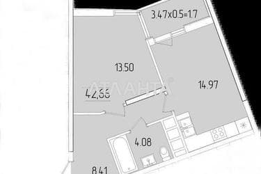 1-room apartment apartment by the address st. Krasnova (area 42,6 m²) - Atlanta.ua - photo 16