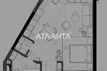 1-комнатная квартира по адресу ул. Каманина (площадь 45 м²) - Atlanta.ua - фото 18