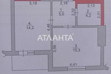 1-комнатная квартира по адресу ул. Заболотного (площадь 45 м²) - Atlanta.ua - фото 38
