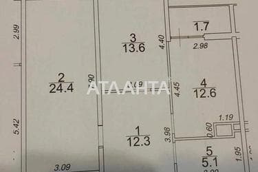 2-rooms apartment apartment by the address st. Krasnova (area 70 m²) - Atlanta.ua - photo 12
