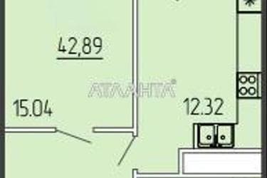 1-кімнатна квартира за адресою вул. Краснова (площа 43,2 м²) - Atlanta.ua - фото 7