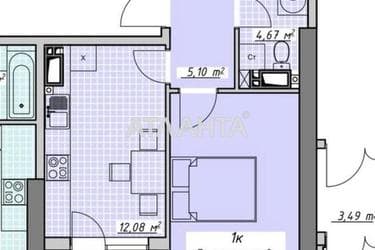 1-room apartment apartment by the address st. Kurortnyy per (area 37,3 m²) - Atlanta.ua - photo 10
