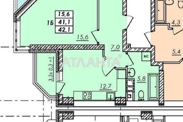 1-кімнатна квартира за адресою Овідіопольська дор. (площа 42,3 м²) - Atlanta.ua - фото 7