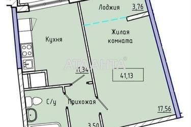1-комнатная квартира по адресу ул. Каманина (площадь 41 м²) - Atlanta.ua - фото 76