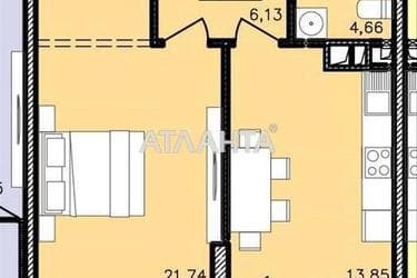 1-кімнатна квартира за адресою вул. Франка Івана (площа 50,3 м²) - Atlanta.ua - фото 10
