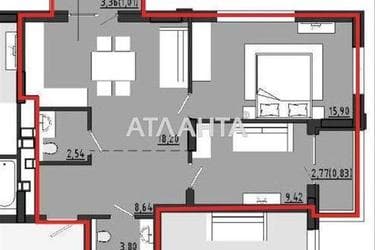 2-комнатная квартира по адресу ул. Чехова (площадь 61 м²) - Atlanta.ua - фото 20