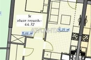 1-комнатная квартира по адресу Курортный пер. (площадь 44,7 м²) - Atlanta.ua - фото 46