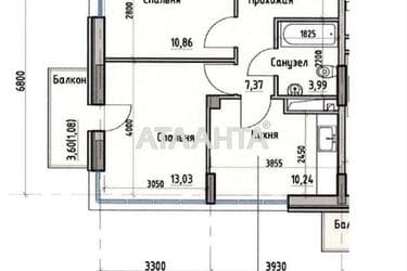 2-rooms apartment apartment by the address st. Radostnaya (area 46,6 m²) - Atlanta.ua - photo 10