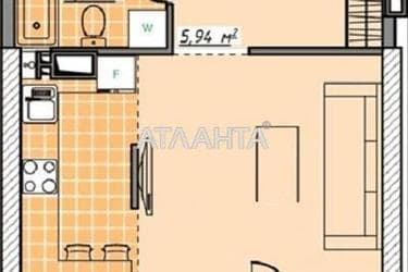 1-комнатная квартира по адресу Курортный пер. (площадь 35,5 м²) - Atlanta.ua - фото 22