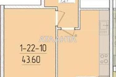 1-кімнатна квартира за адресою вул. Краснова (площа 42,5 м²) - Atlanta.ua - фото 20