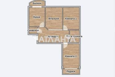 3-комнатная квартира по адресу ул. Зодчих (площадь 89 м²) - Atlanta.ua - фото 32