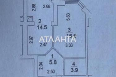 1-комнатная квартира по адресу ул. Мира (площадь 41 м²) - Atlanta.ua - фото 22