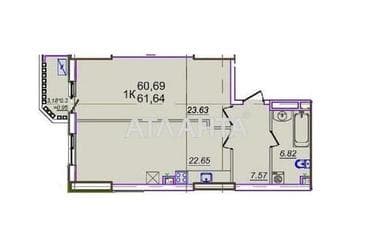 1-room apartment apartment by the address st. Genuezskaya (area 60,6 m²) - Atlanta.ua - photo 33
