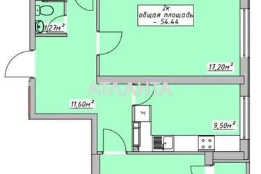 2-комнатная квартира по адресу ул. Грушевского Михаила (площадь 54,4 м²) - Atlanta.ua - фото 19