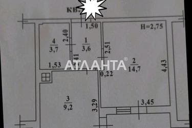 1-room apartment apartment by the address st. Raduzhnyy m n (area 34 m²) - Atlanta.ua - photo 13