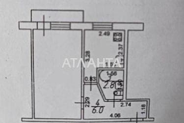 1-кімнатна квартира за адресою вул. Краснова (площа 32,7 м²) - Atlanta.ua - фото 22