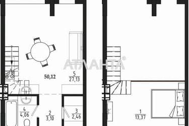 1-кімнатна квартира за адресою вул. Чехова (площа 50,1 м²) - Atlanta.ua - фото 8