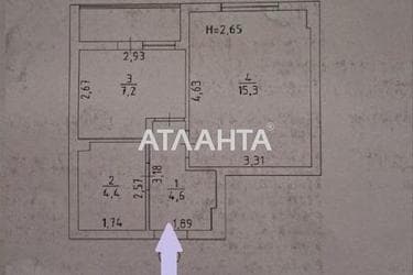 1-room apartment apartment by the address st. Evropeyskaya (area 34,7 m²) - Atlanta.ua - photo 13