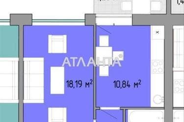 1-комнатная квартира по адресу Небесной Сотни пр. (площадь 38 м²) - Atlanta.ua - фото 18