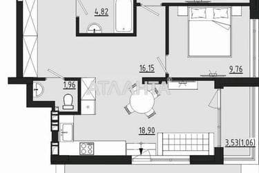 2-кімнатна квартира за адресою вул. Чехова (площа 72,9 м²) - Atlanta.ua - фото 12