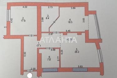 2-комнатная квартира по адресу ул. Парусная (площадь 225 м²) - Atlanta.ua - фото 22