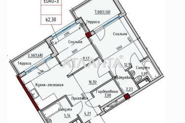 2-кімнатна квартира за адресою вул. Софіївська (площа 62,3 м²) - Atlanta.ua - фото 7