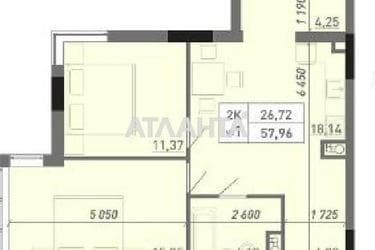 2-rooms apartment apartment by the address st. Vilyamsa ak (area 59 m²) - Atlanta.ua - photo 22