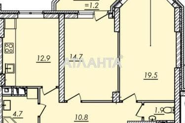 2-rooms apartment apartment by the address st. Ovidiopolskaya dor (area 65,6 m²) - Atlanta.ua - photo 9