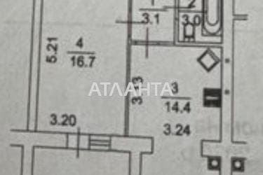 1-комнатная квартира по адресу ул. Институтская (площадь 39,5 м²) - Atlanta.ua - фото 13
