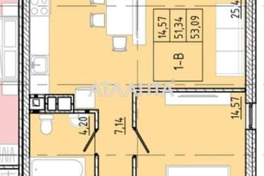 1-room apartment apartment by the address st. Franko Ivana (area 53,1 m²) - Atlanta.ua - photo 9