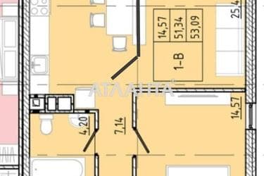 1-room apartment apartment by the address st. Franko Ivana (area 53,1 m²) - Atlanta.ua - photo 10