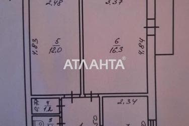 2-комнатная квартира по адресу Десантный бул. (площадь 52 м²) - Atlanta.ua - фото 43