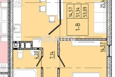 2-rooms apartment apartment by the address st. Franko Ivana (area 53,1 m²) - Atlanta.ua - photo 9