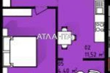 1-room apartment apartment by the address st. Dnepropetr dor Semena Paliya (area 42,7 m²) - Atlanta.ua - photo 7