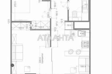 1-кімнатна квартира за адресою вул. Генуезька (площа 42,8 м²) - Atlanta.ua - фото 44