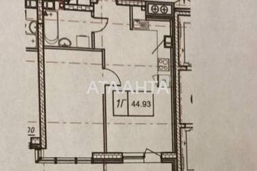 1-кімнатна квартира за адресою вул. Філатова ак. (площа 44,9 м²) - Atlanta.ua - фото 19