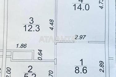 1-кімнатна квартира за адресою вул. Краснова (площа 41,8 м²) - Atlanta.ua - фото 12
