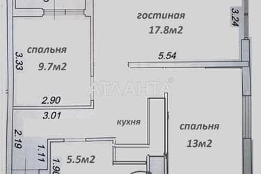 2-rooms apartment apartment by the address st. Krasnova (area 60 m²) - Atlanta.ua - photo 17