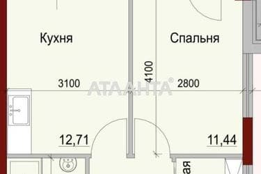 1-room apartment apartment by the address st. Dachnaya (area 35 m²) - Atlanta.ua - photo 7