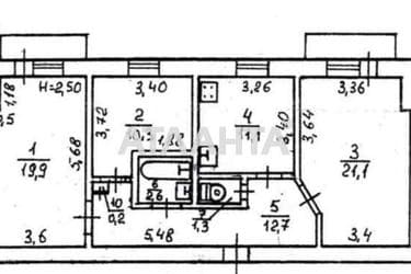 3-кімнатна квартира за адресою вул. Сонячна (площа 81 м²) - Atlanta.ua - фото 40