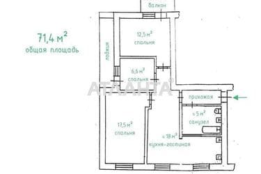 4+-rooms apartment apartment by the address st. Krasnova (area 71,4 m²) - Atlanta.ua - photo 18