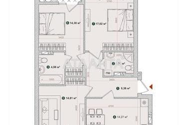 3-rooms apartment apartment by the address st. Oppokova Akademika (area 82,1 m²) - Atlanta.ua - photo 58