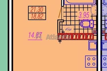 1-комнатная квартира по адресу ул. Степовая (площадь 20,5 м²) - Atlanta.ua - imageAlt 12