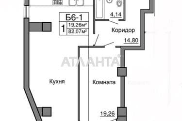 1-room apartment apartment by the address st. Morekhodnyy per (area 86 m²) - Atlanta.ua - photo 12