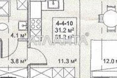 1-room apartment apartment by the address st. Bocharova gen (area 31 m²) - Atlanta.ua - photo 8