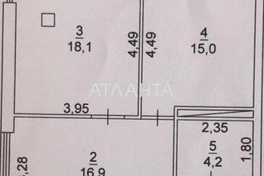 2-кімнатна квартира за адресою вул. Геранева (площа 58 м²) - Atlanta.ua - фото 14