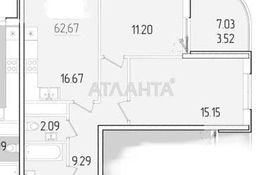 2-rooms apartment apartment by the address st. Krasnova (area 64 m²) - Atlanta.ua - photo 22
