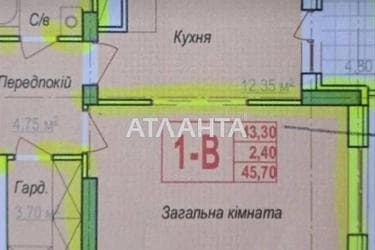 1-комнатная квартира по адресу ул. Героев Крут (площадь 45,7 м²) - Atlanta.ua - фото 13