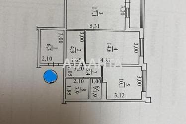 2-rooms apartment apartment by the address st. Prokhorovskaya Khvorostina (area 65,5 m²) - Atlanta.ua - photo 16